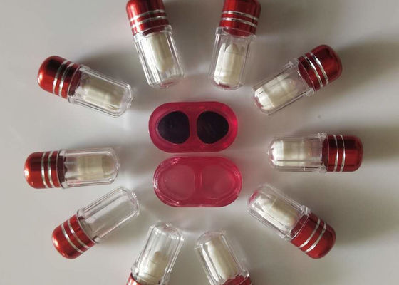 हेक्सागोनल सिंगल पिल कंटेनर 13mm 2ml क्लियर खाली कैप्सूल
