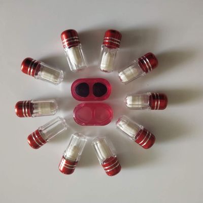 प्लास्टिक ब्लिस्टर सिंगल पिल कंटेनर 3ml ISO9001 मेटल कैप
