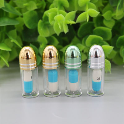 प्लास्टिक ब्लिस्टर सिंगल पिल कंटेनर 3ml ISO9001 मेटल कैप