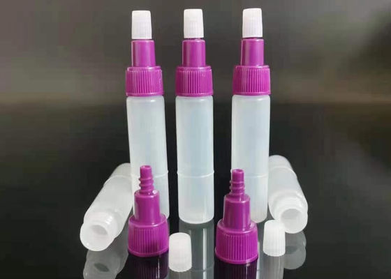 8ml ISO9001 प्लास्टिक अभिकर्मक बोतलें पीपी छोटी प्लास्टिक स्प्रे बोतलें
