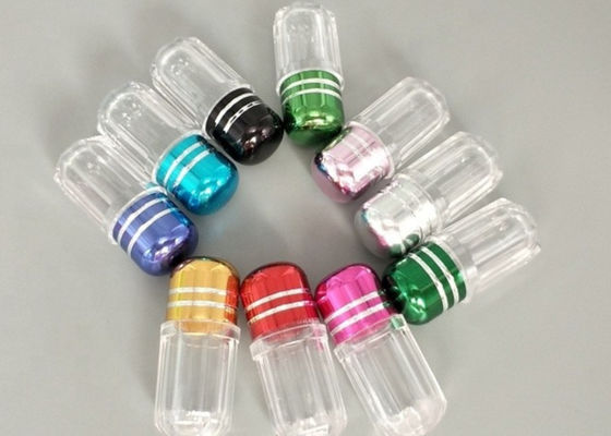 हेक्सागोनल सिंगल पिल कंटेनर 13mm 2ml क्लियर खाली कैप्सूल