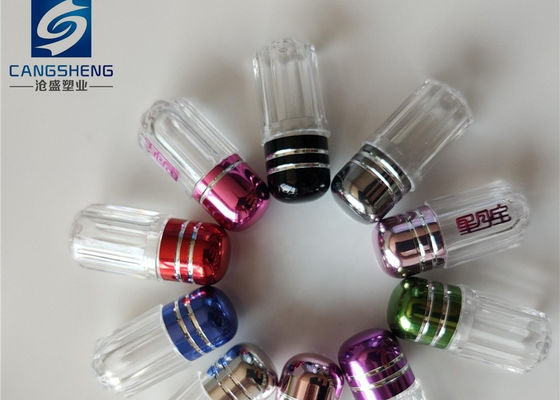 हेक्सागोनल सिंगल पिल कंटेनर 13mm 2ml क्लियर खाली कैप्सूल