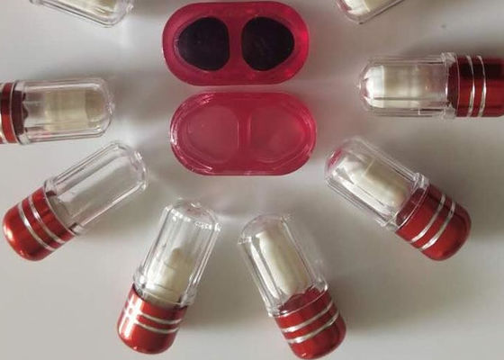 धातु कैप के साथ ISO9001 स्पष्ट गोली की बोतलें 2ml सिंगल कैप्सूल